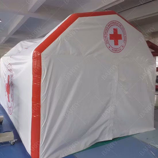Tente médicale gonflable imperméable d'hôpital pour l'urgence